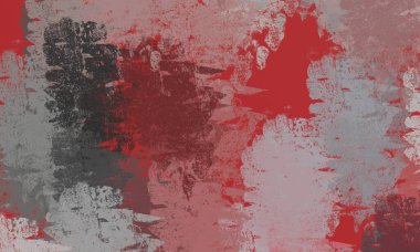 Soyut arka plan sanatı. 2D çizim. Etkileyici yağlı boya resim. Tuvalde fırça darbeleri. Modern sanat. Çok renkli arkaplan. Çağdaş sanat. İfade. Sanatsal dijital palet.