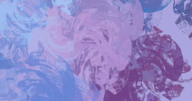 Soyut arka plan sanatı. 2D çizim. Etkileyici yağlı boya resim. Tuvalde fırça darbeleri. Modern sanat. Çok renkli arkaplan. Çağdaş sanat. İfade. Sanatsal dijital palet.