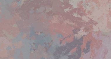 Soyut arka plan sanatı. 2D çizim. Etkileyici yağlı boya resim. Tuvalde fırça darbeleri. Modern sanat. Çok renkli arkaplan. Çağdaş sanat. İfade. Sanatsal dijital palet.