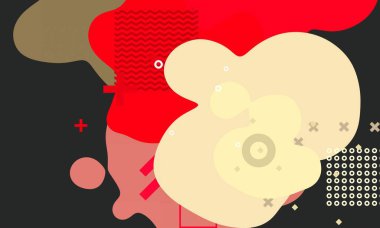 Soyut arka plan sanatı. 3 boyutlu illüstrasyon. Çok renkli arkaplan. Çağdaş sanat. Sanatsal dijital palet.