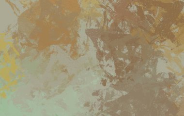 Soyut arka plan sanatı. 2D çizim. Etkileyici yağlı boya resim. Tuvalde fırça darbeleri. Modern sanat. Çok renkli arkaplan. Çağdaş sanat. İfade. Sanatsal dijital palet.