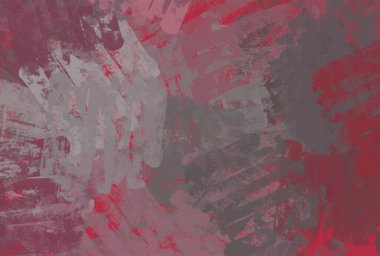 Soyut arka plan sanatı. 2D çizim. Etkileyici yağlı boya resim. Tuvalde fırça darbeleri. Modern sanat. Çok renkli arkaplan. Çağdaş sanat. İfade. Sanatsal dijital palet.