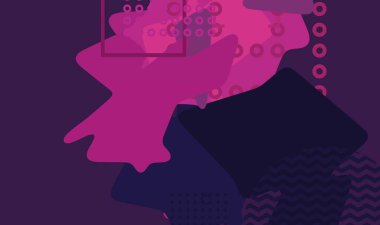 Soyut arka plan sanatı. 3 boyutlu illüstrasyon. Çok renkli arkaplan. Çağdaş sanat. Sanatsal dijital palet.