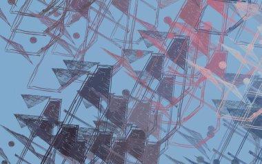 Soyut arka plan sanatı. 2D çizim. Etkileyici yağlı boya resim. Tuvalde fırça darbeleri. Modern sanat. Çok renkli arkaplan. Çağdaş sanat. İfade. Sanatsal dijital palet.