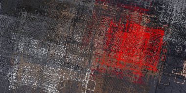 Soyut arka plan sanatı. 2D çizim. Etkileyici yağlı boya resim. Tuvalde fırça darbeleri. Modern sanat. Çok renkli arkaplan. Çağdaş sanat. İfade. Sanatsal dijital palet.