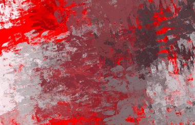 Soyut arka plan sanatı. 2D çizim. Etkileyici yağlı boya resim. Tuvalde fırça darbeleri. Modern sanat. Çok renkli arkaplan. Çağdaş sanat. İfade. Sanatsal dijital palet.