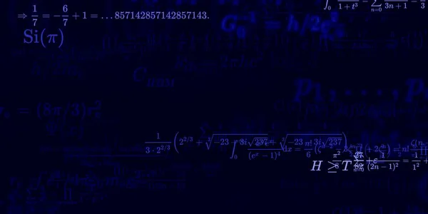 Historia Matemática Con Fórmulas Ilustración Perfecta Modelo Abstracto Con Símbolos —  Fotos de Stock