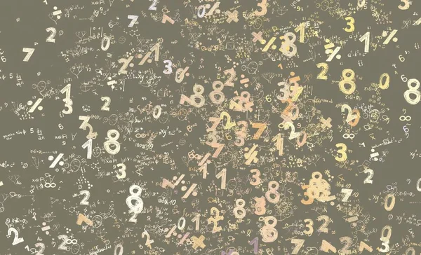 Math Ilustración Abstract Background Numbers Copy Space —  Fotos de Stock