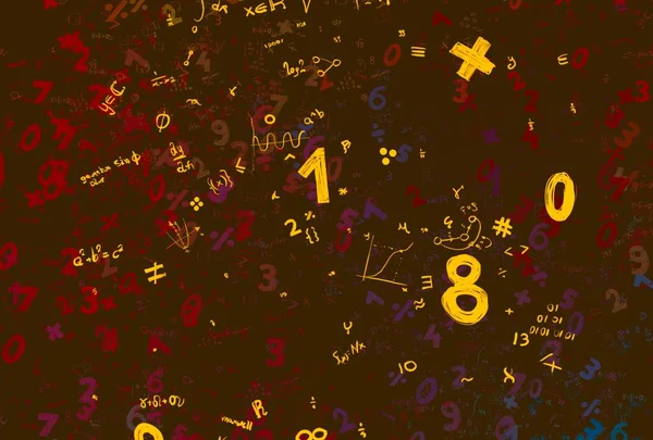 Math Illustration Abstract Background Numbers Copy Space — Stock Photo, Image