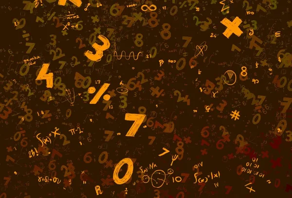 Math Ilustración Abstract Background Numbers Copy Space —  Fotos de Stock