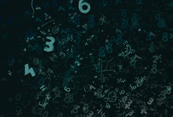 Math Illustration Abstract Background Numbers Copy Space — Stock Photo, Image