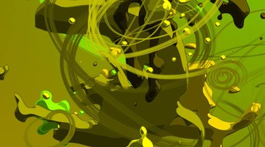 Soyut arka plan sanatı. 3 boyutlu illüstrasyon. Tuvalde fırça darbeleri. Çok renkli arkaplan. Çağdaş sanat. Sanatsal dijital palet.