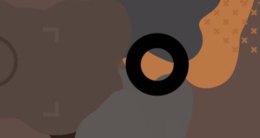 Soyut arka plan sanatı. 2D çizim. Etkileyici yağlı boya resim. Tuvalde fırça darbeleri. Modern sanat. Çok renkli arkaplan. Çağdaş sanat. İfade. Sanatsal dijital palet.