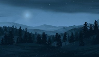 soyut sis dağları fotokopi alanı, doğal arkaplan