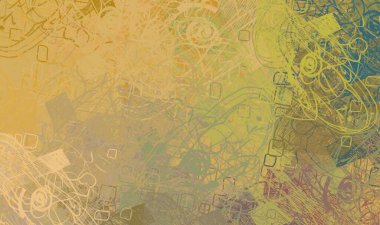 Soyut arka plan sanatı. 2D çizim. Etkileyici yağlı boya resim. Tuvalde fırça darbeleri. Modern sanat. Çok renkli arkaplan. Çağdaş sanat. İfade. Sanatsal dijital palet.