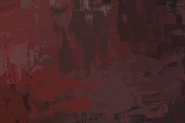 Soyut arka plan sanatı. 2D çizim. Etkileyici yağlı boya resim. Tuvalde fırça darbeleri. Modern sanat. Çok renkli arkaplan. Çağdaş sanat. İfade. Sanatsal dijital palet.