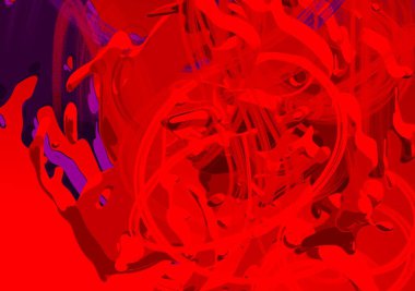 Soyut arka plan sanatı. 3 boyutlu illüstrasyon. Tuvalde fırça darbeleri. Çok renkli arkaplan. Çağdaş sanat. Sanatsal dijital palet.