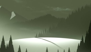 soyut sis dağları fotokopi alanı, doğal arkaplan