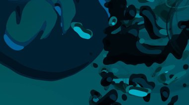 Soyut arka plan sanatı. 3 boyutlu illüstrasyon. Çok renkli arkaplan. Çağdaş sanat. Sanatsal dijital palet.