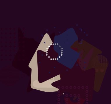 Soyut arka plan sanatı. 3 boyutlu illüstrasyon. Tuvalde fırça darbeleri. Çok renkli arkaplan. Çağdaş sanat. Sanatsal dijital palet.