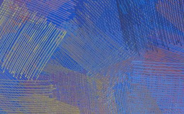 Soyut arka plan sanatı. 2D çizim. Etkileyici yağlı boya resim. Tuvalde fırça darbeleri. Modern sanat. Çok renkli arkaplan. Çağdaş sanat. İfade. Sanatsal dijital palet.