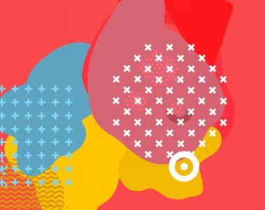 Soyut arka plan sanatı. 3 boyutlu illüstrasyon. Tuvalde fırça darbeleri. Çok renkli arkaplan. Çağdaş sanat. Sanatsal dijital palet.