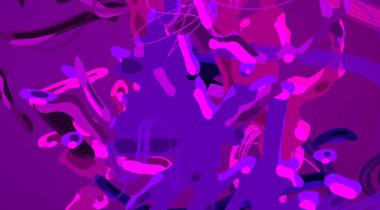 Soyut arka plan sanatı. 3 boyutlu illüstrasyon. Tuvalde fırça darbeleri. Çok renkli arkaplan. Çağdaş sanat. Sanatsal dijital palet.