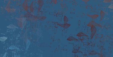 Soyut arka plan sanatı. 2D çizim. Etkileyici yağlı boya resim. Tuvalde fırça darbeleri. Modern sanat. Çok renkli arkaplan. Çağdaş sanat. İfade. Sanatsal dijital palet.