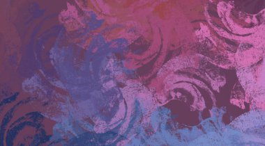 Soyut arka plan sanatı. 2D çizim. Etkileyici yağlı boya resim. Tuvalde fırça darbeleri. Modern sanat. Çok renkli arkaplan. Çağdaş sanat. İfade. Sanatsal dijital palet.