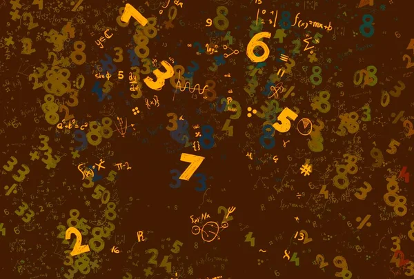 Math Illustration Abstract Background Numbers Copy Space — Stock Photo, Image