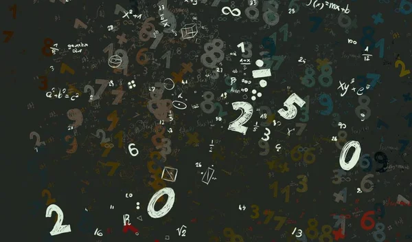 Math Ilustración Abstract Background Numbers Copy Space —  Fotos de Stock