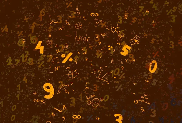 Math Ilustración Abstract Background Numbers Copy Space —  Fotos de Stock