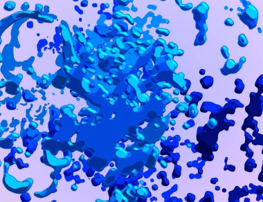 Soyut arka plan sanatı. 3 boyutlu illüstrasyon. Tuvalde fırça darbeleri. Çok renkli arkaplan. Çağdaş sanat. Sanatsal dijital palet.