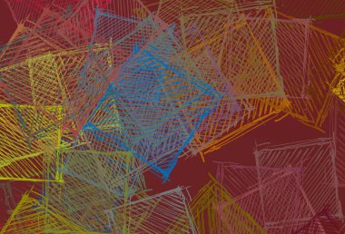 Soyut arka plan sanatı. 2D çizim. Etkileyici yağlı boya resim. Tuvalde fırça darbeleri. Modern sanat. Çok renkli arkaplan. Çağdaş sanat. İfade. Sanatsal dijital palet.