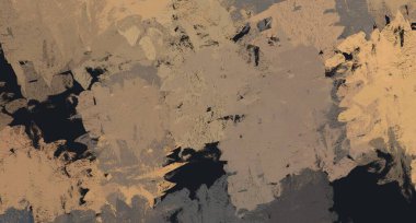 Soyut arka plan sanatı. 2D çizim. Etkileyici yağlı boya resim. Tuvalde fırça darbeleri. Modern sanat. Çok renkli arkaplan. Çağdaş sanat. İfade. Sanatsal dijital palet.