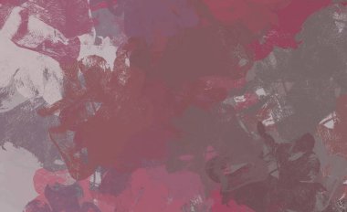 Soyut arka plan sanatı. 2D çizim. Etkileyici yağlı boya resim. Tuvalde fırça darbeleri. Modern sanat. Çok renkli arkaplan. Çağdaş sanat. İfade. Sanatsal dijital palet.