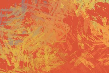 Soyut arka plan sanatı. 2D çizim. Etkileyici yağlı boya resim. Tuvalde fırça darbeleri. Modern sanat. Çok renkli arkaplan. Çağdaş sanat. İfade. Sanatsal dijital palet.