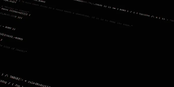 Programmeercode Voor Softwareontwikkelaars Abstract Modern Virtueel Computerscript Werk Van Software — Stockfoto