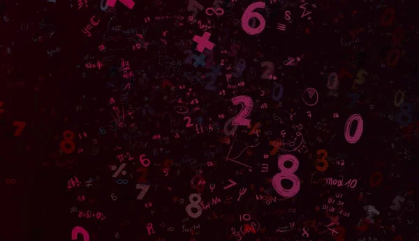 Math Ilustración Abstract Background Numbers Copy Space —  Fotos de Stock