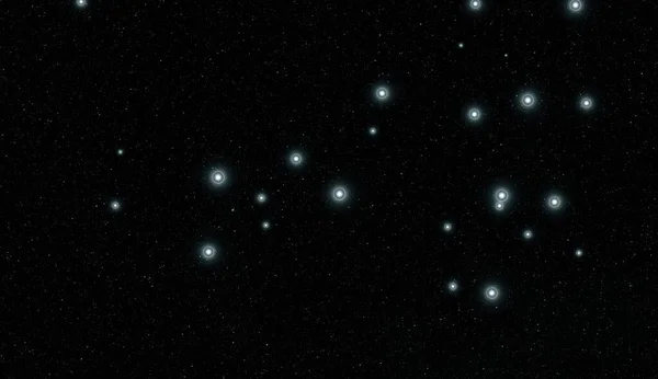 Campo Estrellas Del Espacio Profundo Universo Lleno Estrellas Gas Ilustración — Foto de Stock