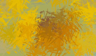 Soyut arka plan sanatı. 2D çizim. Etkileyici yağlı boya resim. Tuvalde fırça darbeleri. Modern sanat. Çok renkli arkaplan. Çağdaş sanat. İfade. Sanatsal dijital palet.