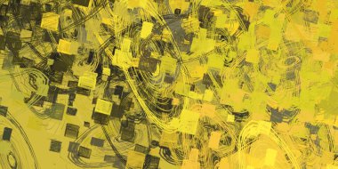 Soyut arka plan sanatı. 2D çizim. Etkileyici yağlı boya resim. Tuvalde fırça darbeleri. Modern sanat. Çok renkli arkaplan. Çağdaş sanat. İfade. Sanatsal dijital palet.