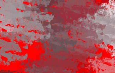 Soyut arka plan sanatı. 2D çizim. Etkileyici yağlı boya resim. Tuvalde fırça darbeleri. Modern sanat. Çok renkli arkaplan. Çağdaş sanat. İfade. Sanatsal dijital palet.