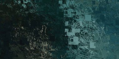 Soyut arka plan sanatı. 2D çizim. Etkileyici yağlı boya resim. Tuvalde fırça darbeleri. Modern sanat. Çok renkli arkaplan. Çağdaş sanat. İfade. Sanatsal dijital palet.