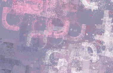 Soyut arka plan sanatı. 2D çizim. Etkileyici yağlı boya resim. Tuvalde fırça darbeleri. Modern sanat. Çok renkli arkaplan. Çağdaş sanat. İfade. Sanatsal dijital palet.