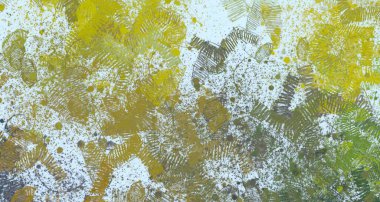 Soyut arka plan sanatı. 2D çizim. Etkileyici yağlı boya resim. Tuvalde fırça darbeleri. Modern sanat. Çok renkli arkaplan. Çağdaş sanat. İfade. Sanatsal dijital palet.