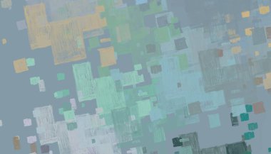 Soyut arka plan sanatı. 2D çizim. Etkileyici yağlı boya resim. Tuvalde fırça darbeleri. Modern sanat. Çok renkli arkaplan. Çağdaş sanat. İfade. Sanatsal dijital palet.