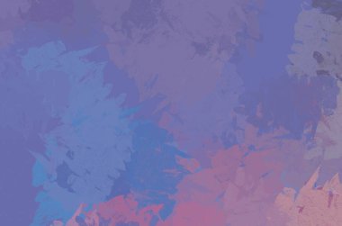 Soyut arka plan sanatı. 2D çizim. Etkileyici yağlı boya resim. Tuvalde fırça darbeleri. Modern sanat. Çok renkli arkaplan. Çağdaş sanat. İfade. Sanatsal dijital palet.