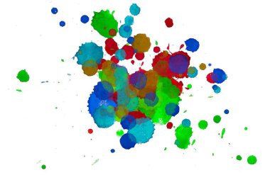 Soyut arka plan sanatı. Tuvaldeki boya lekeleri. Çağdaş sanat. Sanatsal dijital palet.