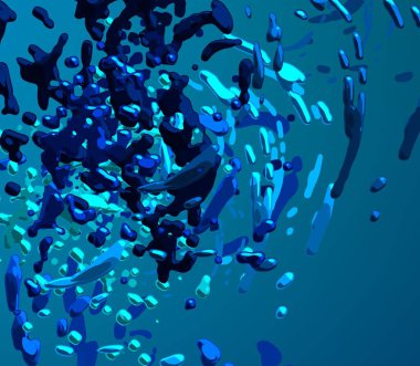 Soyut arka plan sanatı. 3 boyutlu illüstrasyon. Tuvalde fırça darbeleri. Çok renkli arkaplan. Çağdaş sanat. Sanatsal dijital palet.